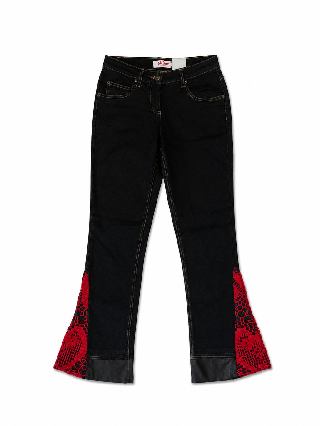 FLARED LACE JEANS