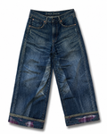 CUFFED BOOTLEG JEANS