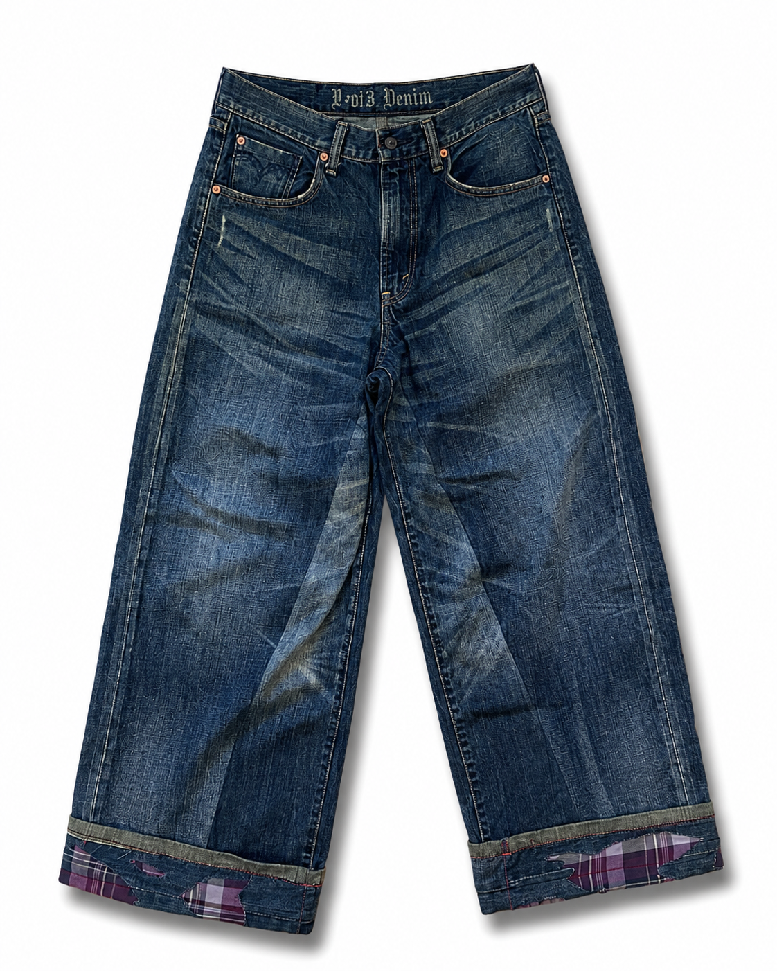 CUFFED BOOTLEG JEANS